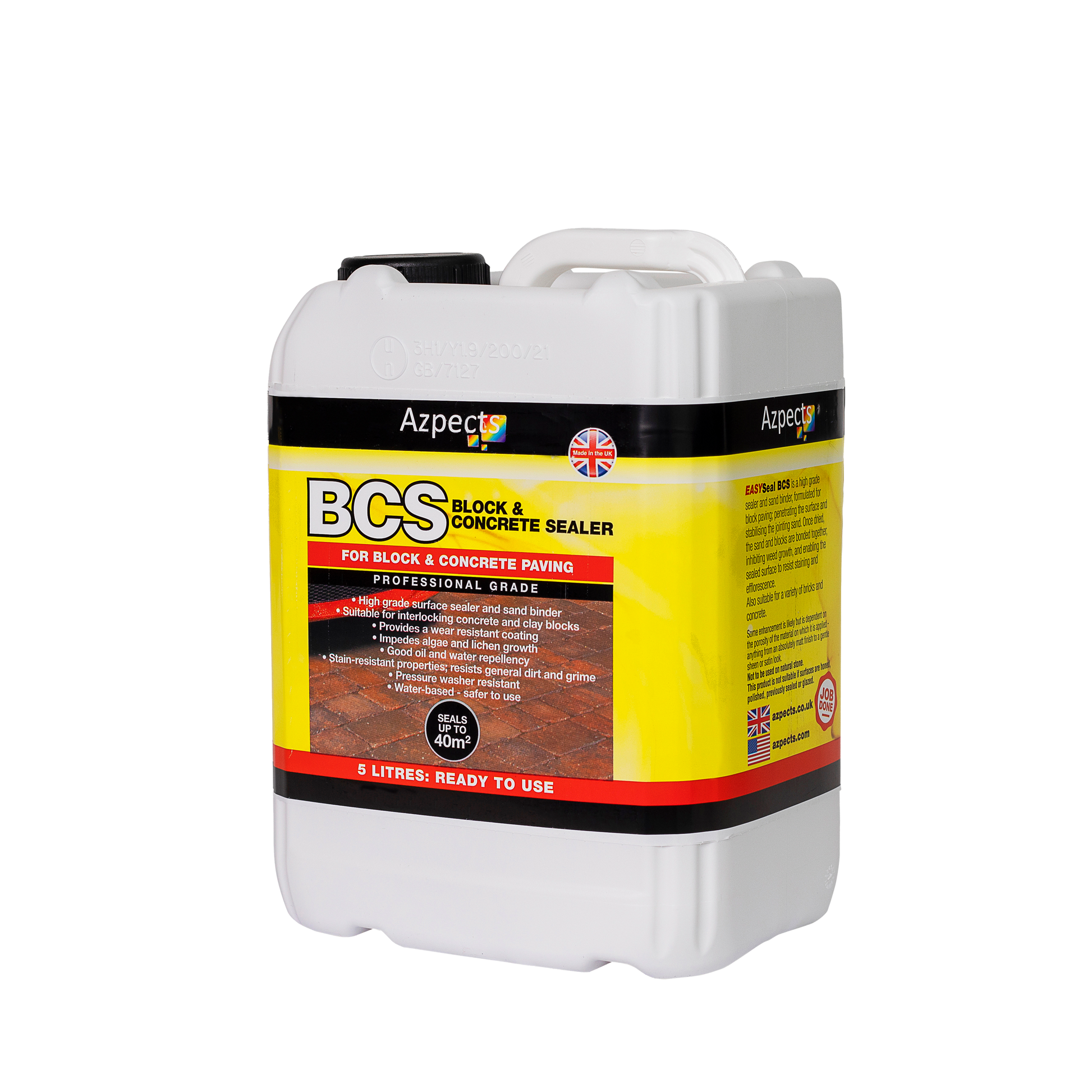 EASYSeal BCS Polymer-based Block & Concrete Sealer 5L Bottle - Discount Builders Merchants