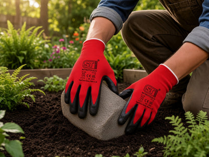 Nitrotouch gloves lifestyle garden